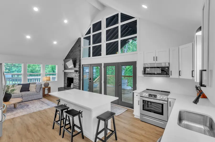 A-frame kitchen