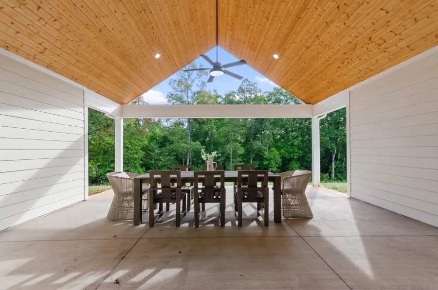Covered patio