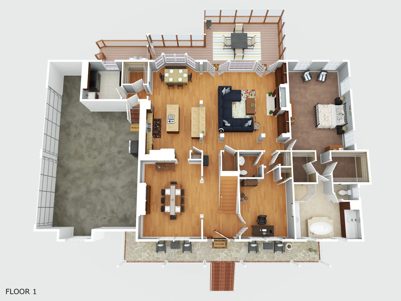 3D floor plan