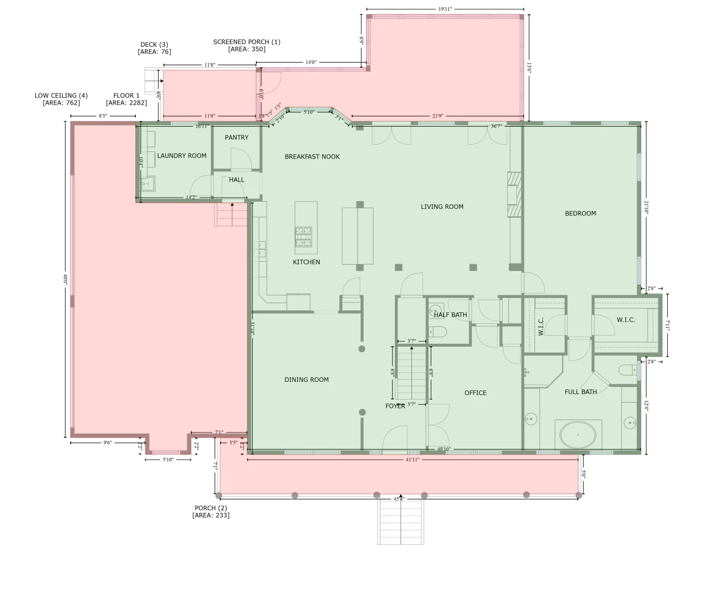 GLA report floor plan